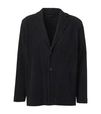 Homme Plissé Issey Miyake Homme Plissé Issey Miyake Basics pleated blazer | Thumbnail 1