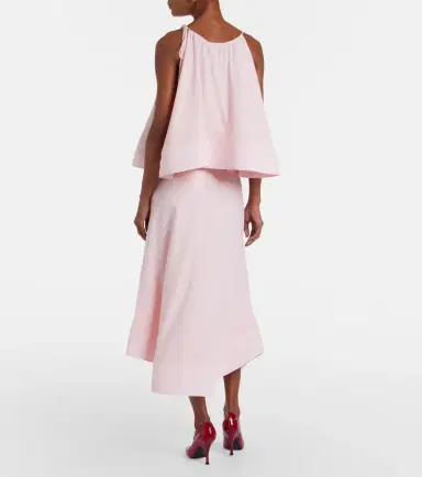 Stella McCartney Silk midi skirt | Thumbnail 5