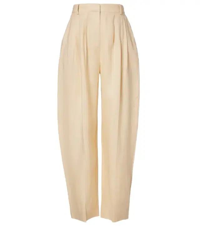 Posse Rio pleated linen barrel-leg pants