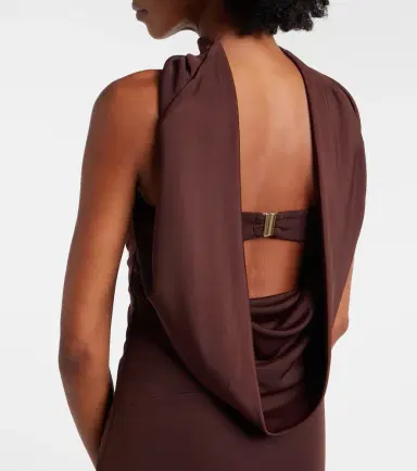 Rebecca Vallance Isla scarf-detail midi dress | Thumbnail 5