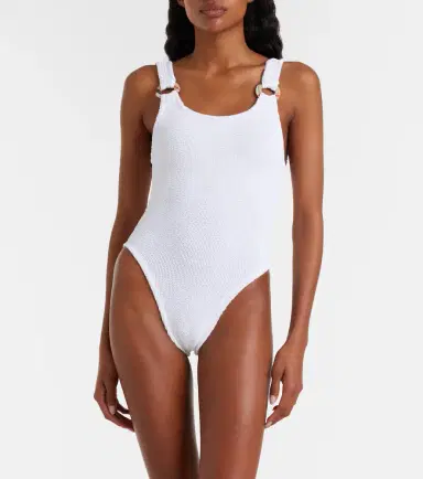 Burberry x Hunza G Domino Check swimsuit | Thumbnail 2