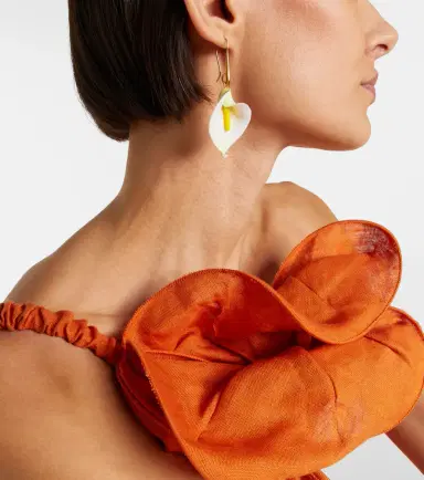 Jennifer Behr Alexia floral drop earrings | Thumbnail 5 Jennifer Behr Alexia floral drop earrings | Thumbnail 5
