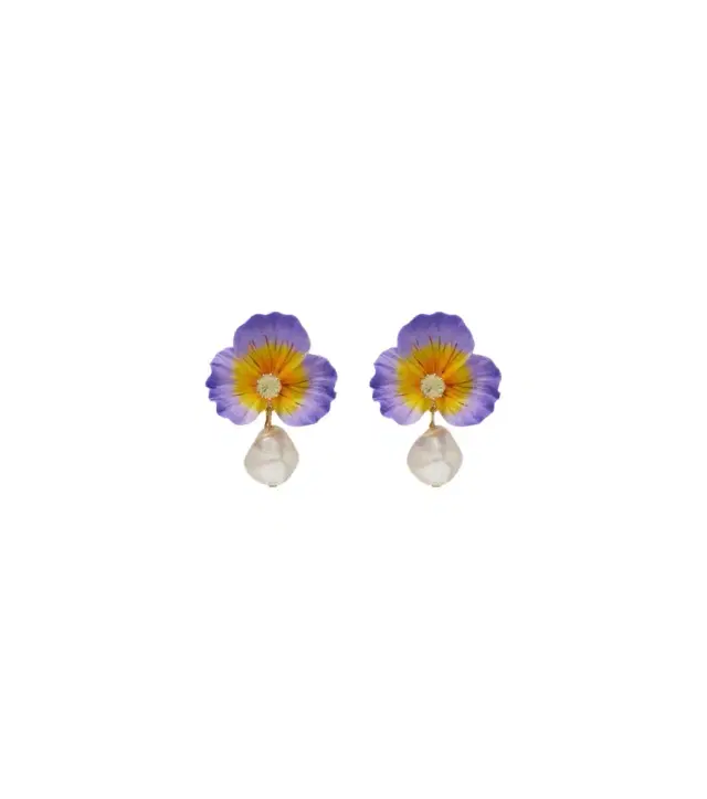 Jennifer Behr Embellished floral drop earrings