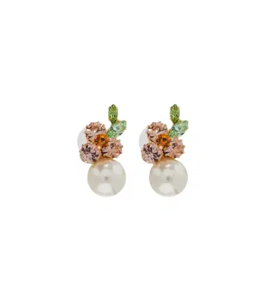 Jennifer Behr Vivi embellished floral earrings | Thumbnail 1