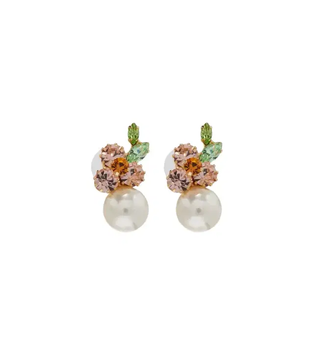 Jennifer Behr Vivi embellished floral earrings