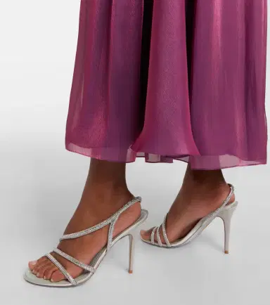 Costarellos Embellished Lurex georgette gown | Thumbnail 5