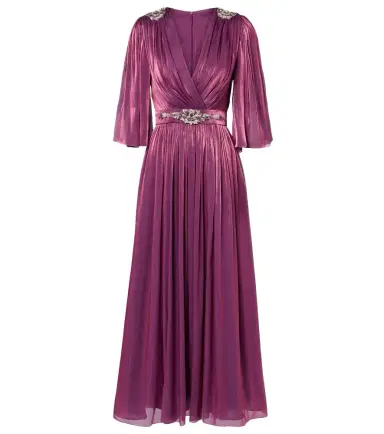 Costarellos Embellished Lurex georgette gown | Thumbnail 1