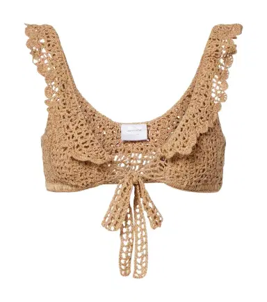 Anna Kosturova Brigitte crochet cotton bra top | Thumbnail 1