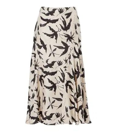 Altuzarra Elton printed silk midi skirt | Thumbnail 1