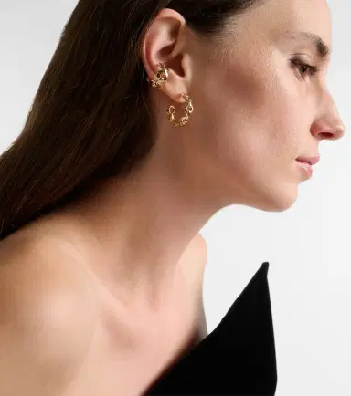 Jennifer Fisher 14kt gold-plated huggie earrings | Thumbnail 4 Jennifer Fisher 14kt gold-plated huggie earrings | Thumbnail 4
