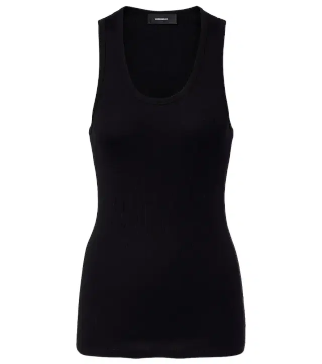 Wardrobe. NYC Ribbed-knit cotton jersey tank top