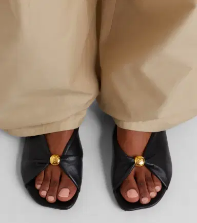 Loewe Paula's Ibiza Pebble leather slides | Thumbnail 6 Loewe Paula's Ibiza Pebble leather slides | Thumbnail 6