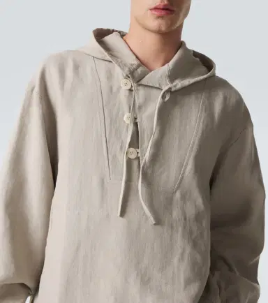 Stòffa Stòffa Hooded linen jacket | Thumbnail 4