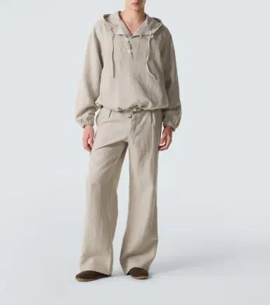 Stòffa Stòffa Hooded linen jacket | Thumbnail 5