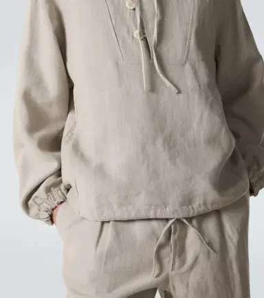Stòffa Stòffa Hooded linen jacket | Thumbnail 6