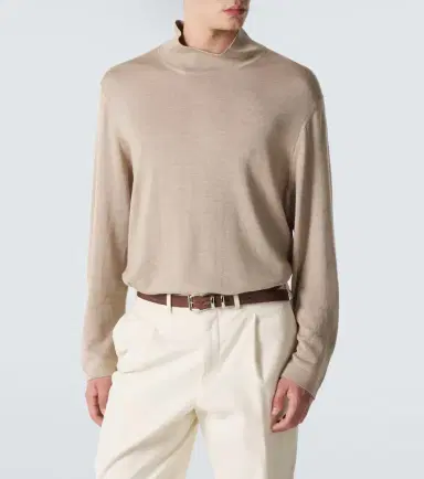 Stòffa Stòffa Wool and silk turtleneck sweater | Thumbnail 4