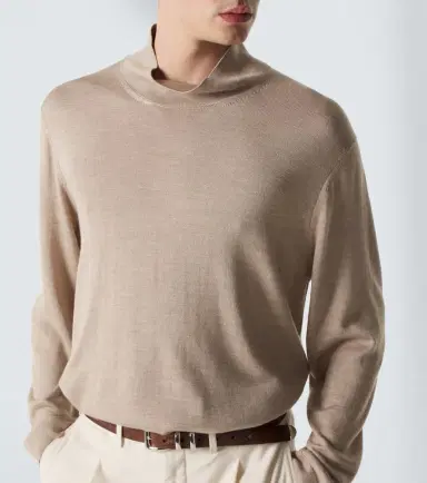 Stòffa Stòffa Wool and silk turtleneck sweater | Thumbnail 5