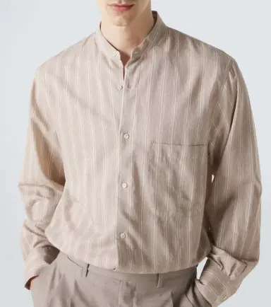 Stòffa Stòffa Striped cotton and silk shirt | Thumbnail 7