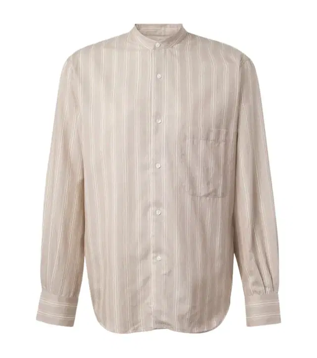 Stòffa Striped cotton and silk shirt