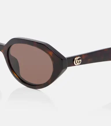 Gucci Double G oval sunglasses | Thumbnail 3