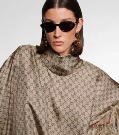 Gucci Double G oval sunglasses | Thumbnail 4