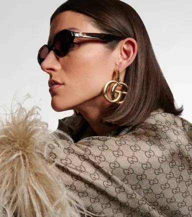 Gucci Double G oval sunglasses | Thumbnail 5