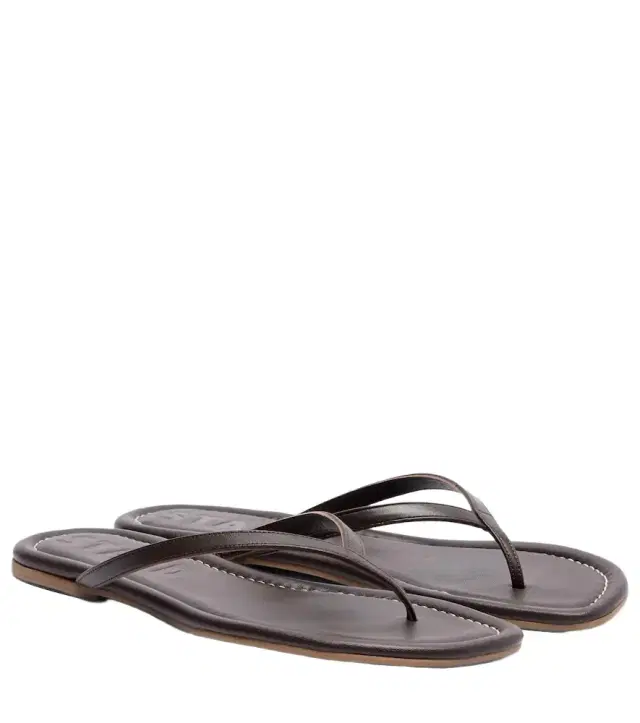 Freja leather thong sandals