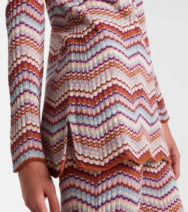 Rixo Brody chevron cotton top | Thumbnail 6 Rixo Brody chevron cotton top | Thumbnail 6