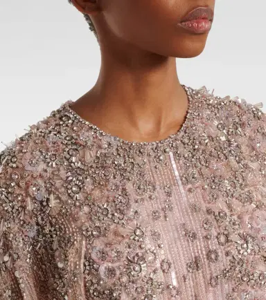 Jenny Packham Astra embellished gown | Thumbnail 4