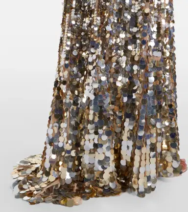 Jenny Packham Mars embellished gathered gown | Thumbnail 3