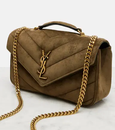 Saint Laurent Loulou Small suede shoulder bag | Thumbnail 3