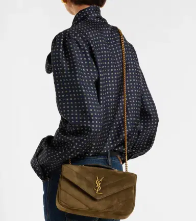 Saint Laurent Loulou Small suede shoulder bag | Thumbnail 5