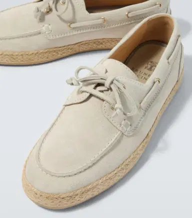 Brunello Cucinelli Suede boat shoes | Thumbnail 3