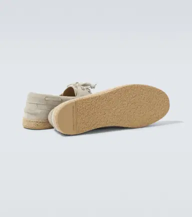 Brunello Cucinelli Suede boat shoes | Thumbnail 7