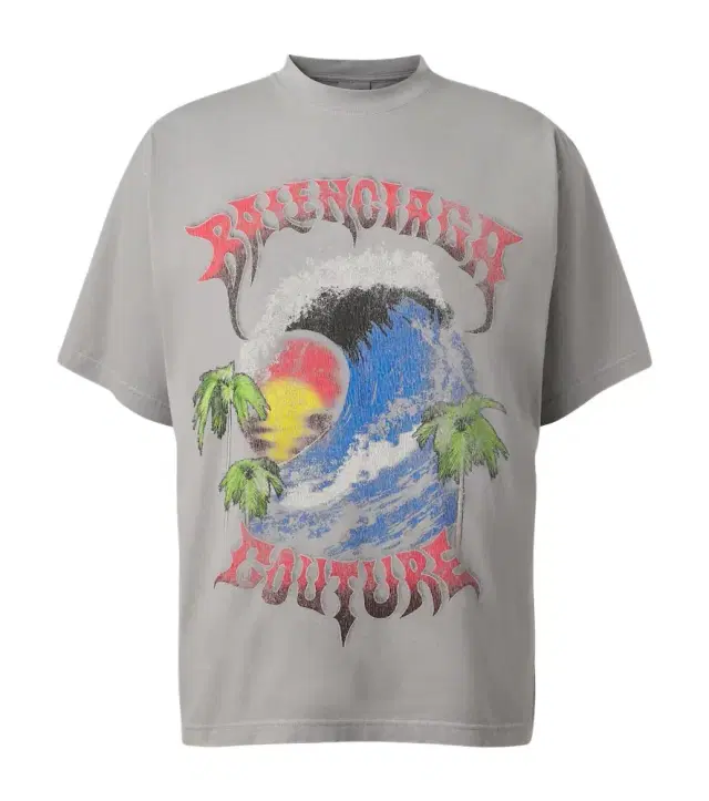 Balenciaga Printed cotton jersey T-shirt