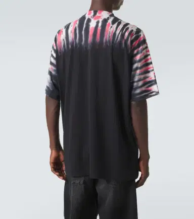 Balenciaga Printed tie-dye cotton jersey T-shirt | Thumbnail 3 Balenciaga Printed tie-dye cotton jersey T-shirt | Thumbnail 3