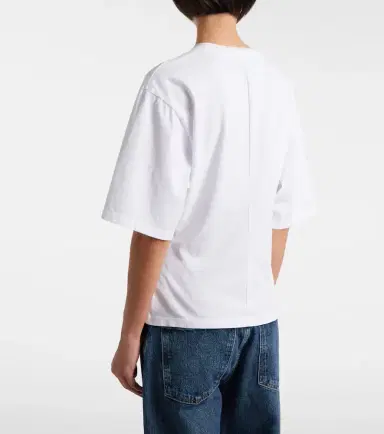Agolde Storey gathered cotton jersey T-shirt | Thumbnail 3