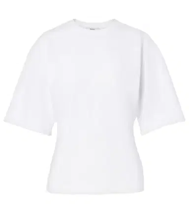 Agolde Storey gathered cotton jersey T-shirt | Thumbnail 1
