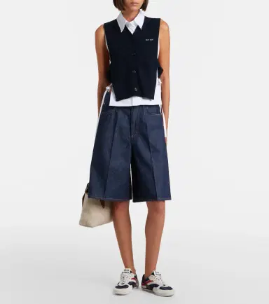 AGOLDE Nolan denim Bermuda shorts | Thumbnail 5