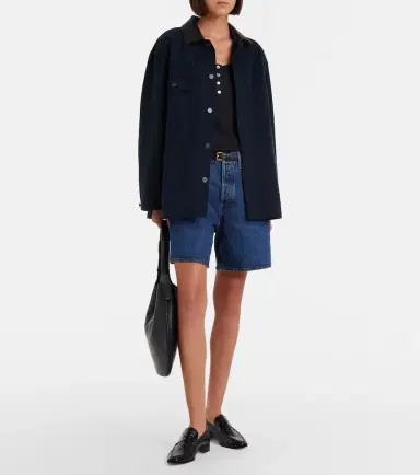 AGOLDE Dame denim shorts | Thumbnail 2