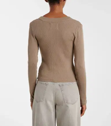 Citizens of Humanity Varra ribbed-knit Henley shirt | Thumbnail 4 Citizens of Humanity Varra ribbed-knit Henley shirt | Thumbnail 4