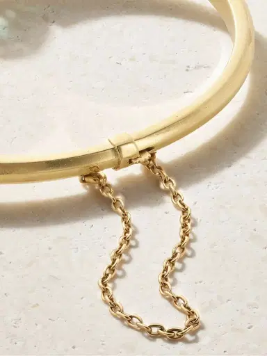 Stephanie Windsor Vintage 18-karat Gold, Diamond And Emerald Bangle | Thumbnail 3 Stephanie Windsor Vintage 18-karat Gold, Diamond And Emerald Bangle | Thumbnail 3