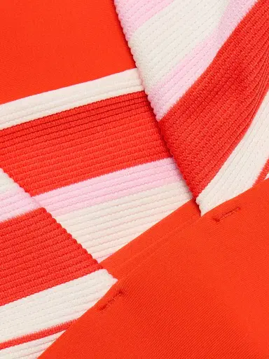 Simkhai Women's Tillie Striped Triangle Bikini Top | Thumbnail 7 Simkhai Women's Tillie Striped Triangle Bikini Top | Thumbnail 7