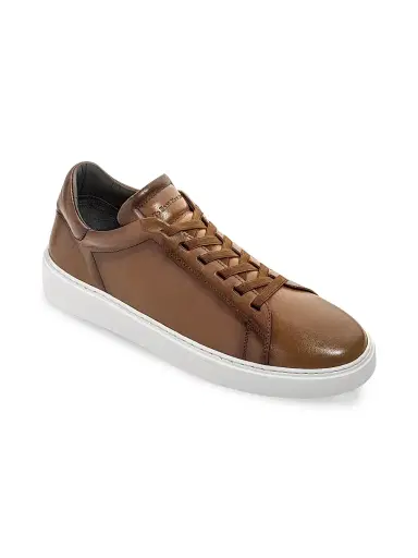 To Boot New York Men's James Leather Elastic Slip-On Sneakers - Tan - Size 12 | Thumbnail 2 To Boot New York Men's James Leather Elastic Slip-On Sneakers - Tan - Size 12 | Thumbnail 2