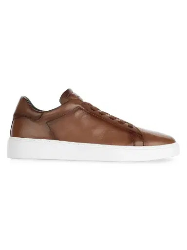 To Boot New York Men's James Leather Elastic Slip-On Sneakers - Tan - Size 12 | Thumbnail 1 To Boot New York Men's James Leather Elastic Slip-On Sneakers - Tan - Size 12 | Thumbnail 1