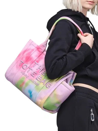 Marc Jacobs Women's The Blurred Floral Tote Bag - Ribbon Pink Multi | Thumbnail 2