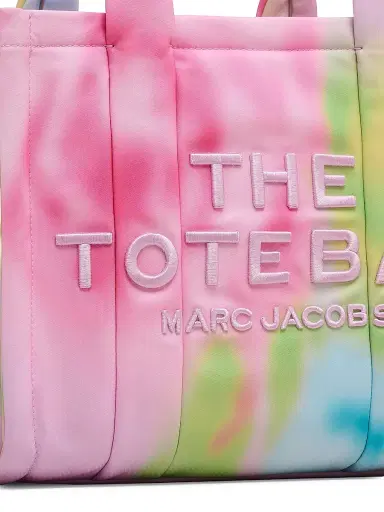 Marc Jacobs Women's The Blurred Floral Tote Bag - Ribbon Pink Multi | Thumbnail 6