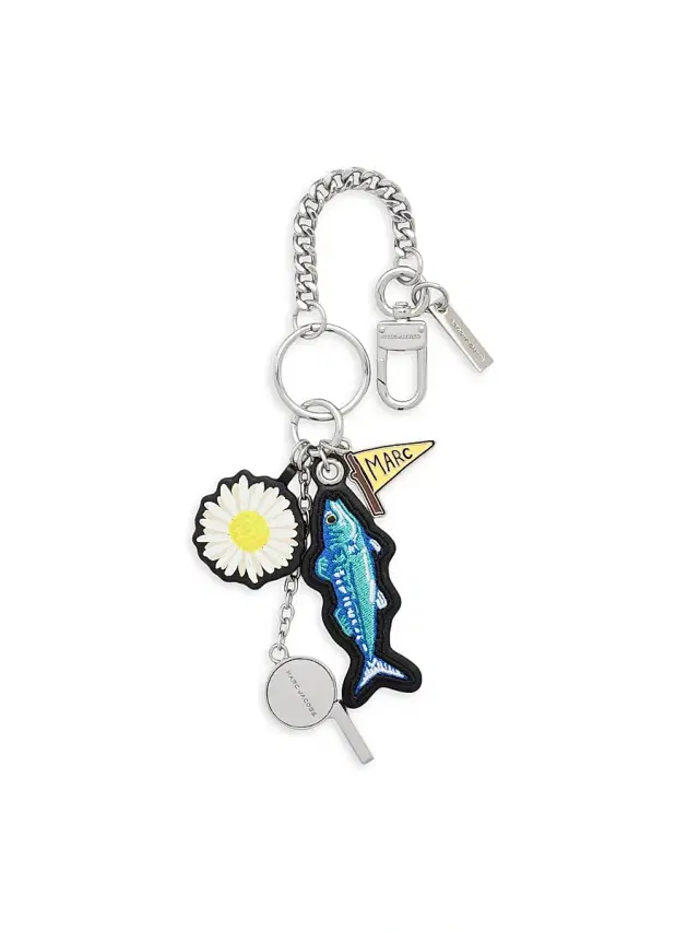 Marc Jacobs Women's The Camp Whistle Cluster Bag Charm - Nickel