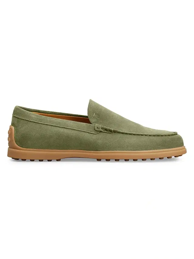 Men's Pantofola Suede Driving Loafers - Safari Chiaro Men's Pantofola Suede Driving Loafers - Safari Chiaro