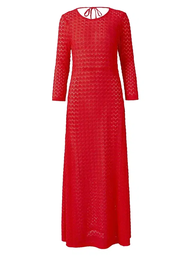 Melissa Odabash Women's High Summer Juno Maxi Cover-Up - Red